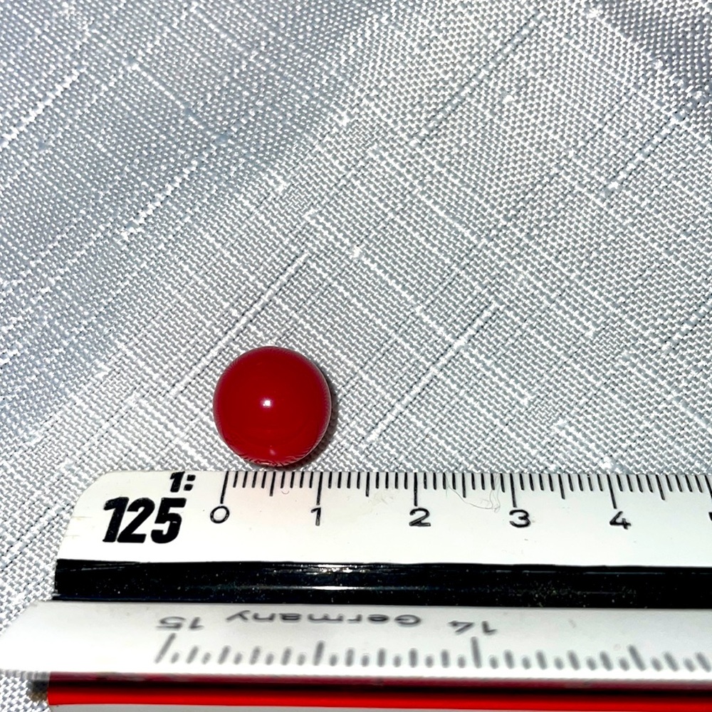 Red plastic beads 10mm- lot of 400